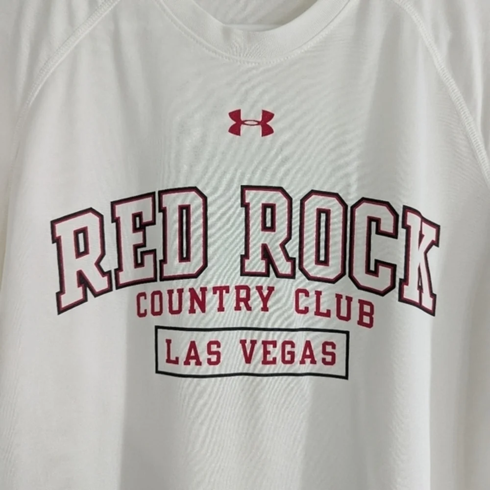 Under Armour Heat Gear‎ Red Rock Country Club Men's Loose Medium Short Sleeve